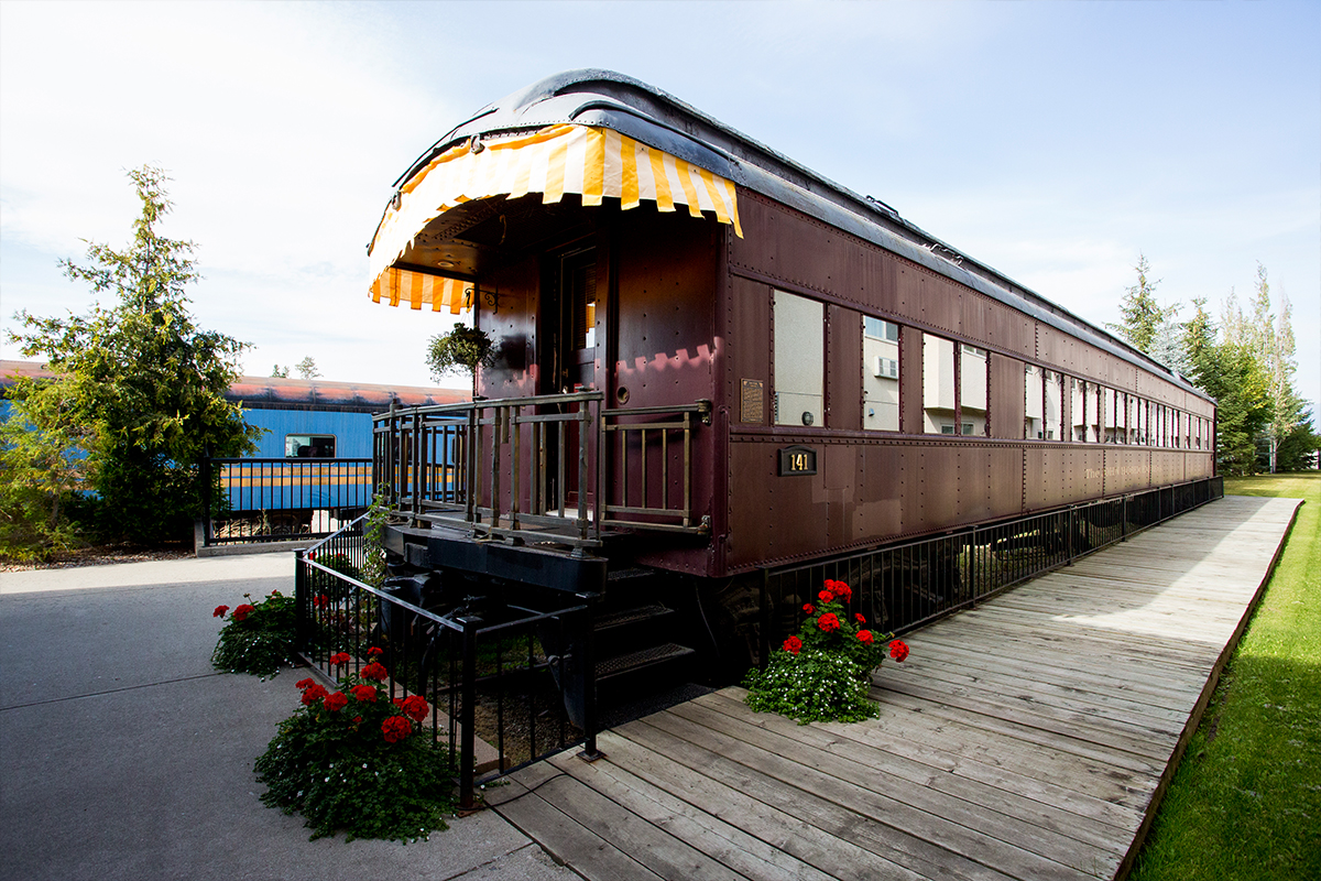 Rail Car at the Prestige Hotel