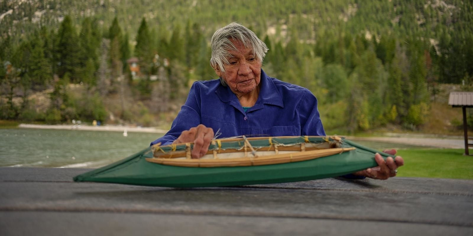 Ktunaxa Sturgeon Nose Canoe